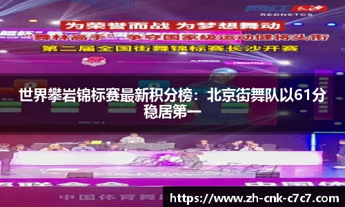 世界攀岩锦标赛最新积分榜：北京街舞队以61分稳居第一